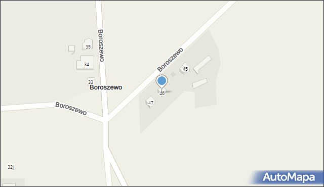 Boroszewo, Boroszewo, 46, mapa Boroszewo