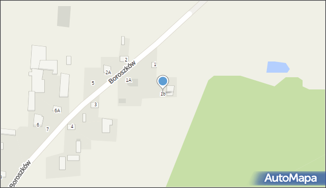 Boroszków, Boroszków, 1b, mapa Boroszków