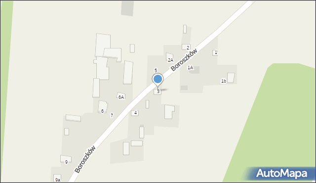 Boroszków, Boroszków, 3, mapa Boroszków