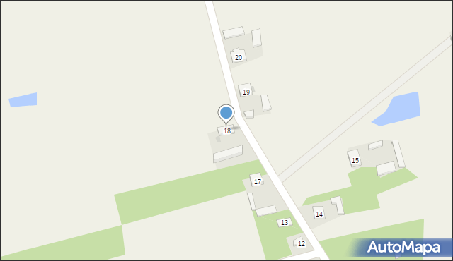 Borów, Borów, 18, mapa Borów