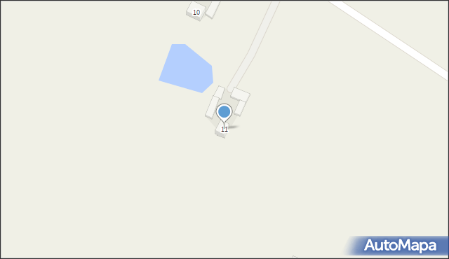 Borów, Borów, 11, mapa Borów