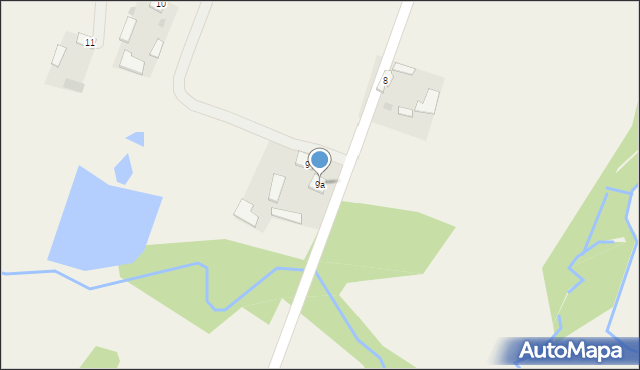 Borów-Kolonia, Borów-Kolonia, 9a, mapa Borów-Kolonia