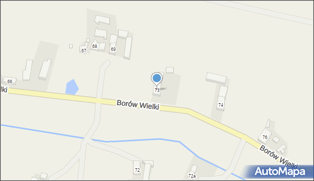 Borów Wielki, Borów Wielki, 73, mapa Borów Wielki