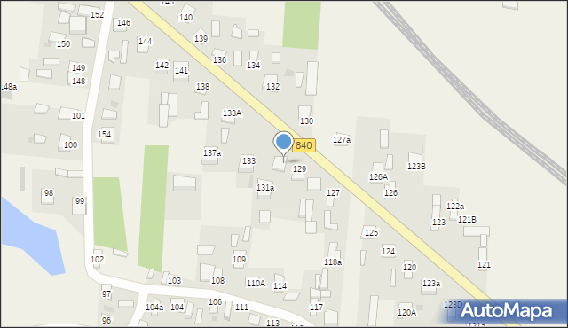 Borowa, Borowa, 131, mapa Borowa