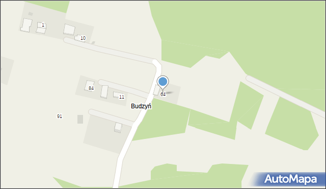 Borowa, Borowa, 64, mapa Borowa