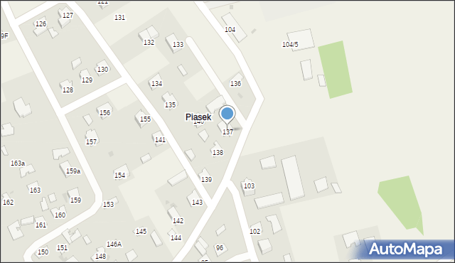 Borowa, Borowa, 137, mapa Borowa
