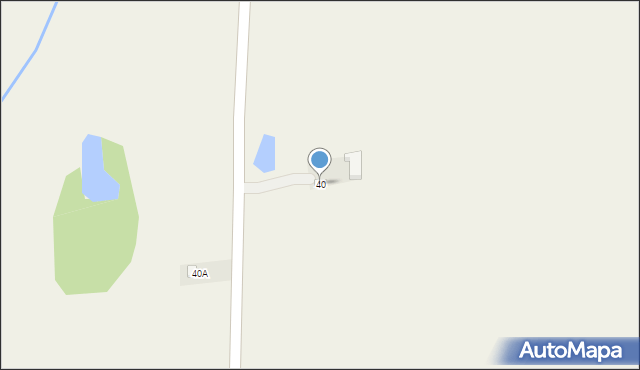 Borowa, Borowa, 40, mapa Borowa