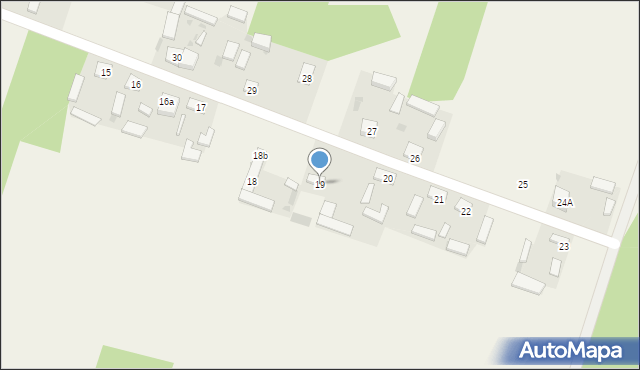 Borowa, Borowa, 19, mapa Borowa