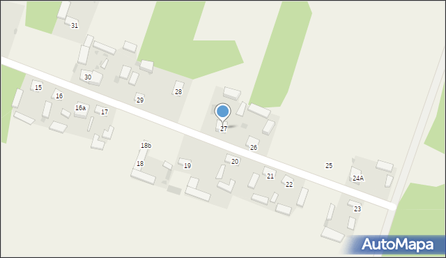 Borowa, Borowa, 27, mapa Borowa