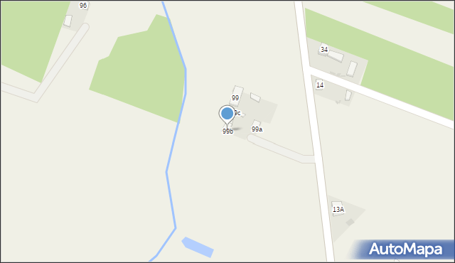 Borowa, Borowa, 99b, mapa Borowa