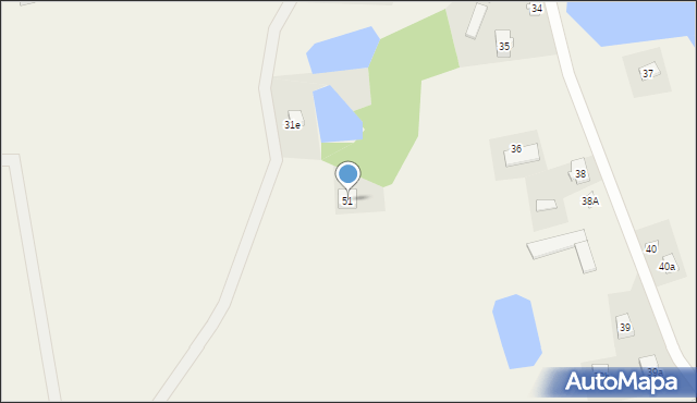 Borowe, Borowe, 51, mapa Borowe
