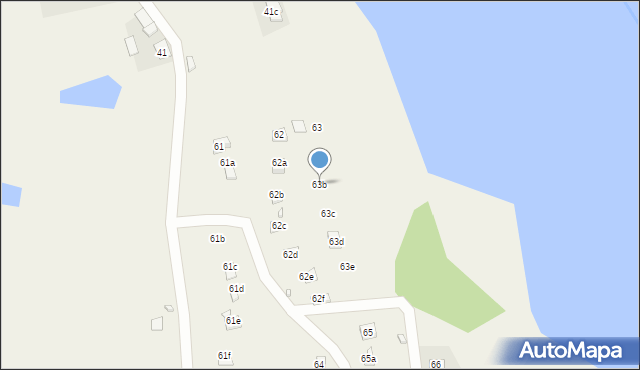 Borowe, Borowe, 63b, mapa Borowe