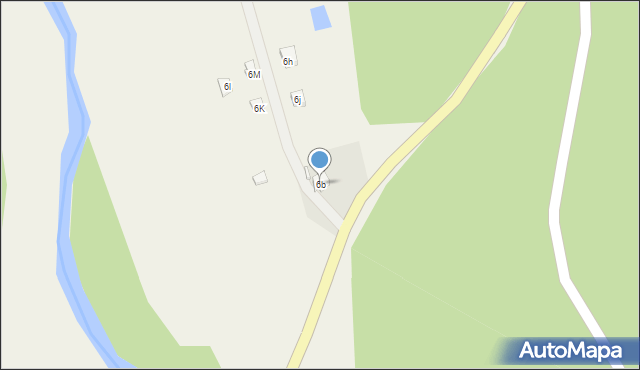 Borowe, Borowe, 6b, mapa Borowe