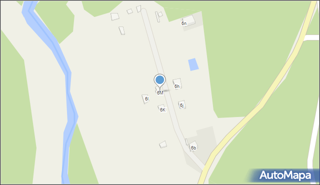 Borowe, Borowe, 6M, mapa Borowe