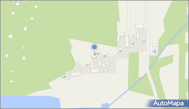 Borówek, Borówek, 16, mapa Borówek