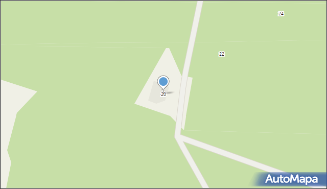 Borówek, Borówek, 20, mapa Borówek