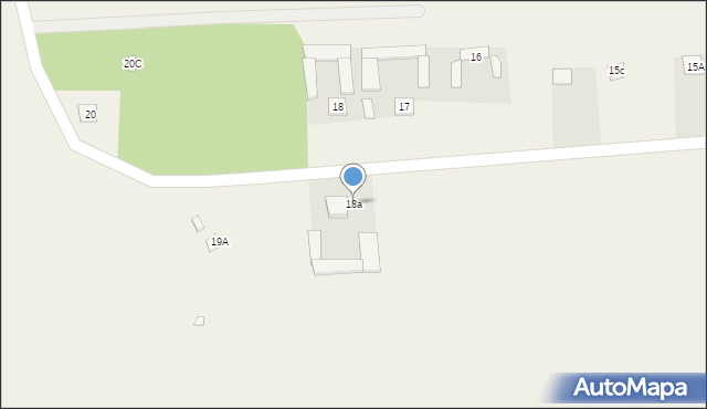 Borówek, Borówek, 18a, mapa Borówek