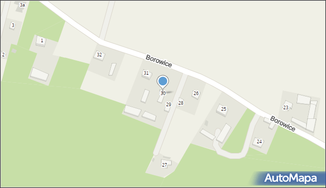 Borowice, Borowice, 30, mapa Borowice