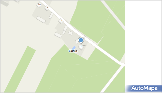 Borowiec, Borowiec, 1, mapa Borowiec