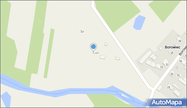 Borowiec, Borowiec, 31l, mapa Borowiec