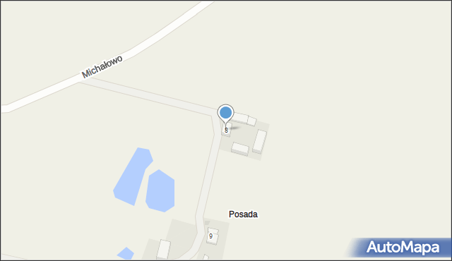 Borówiec, Borówiec, 8, mapa Borówiec