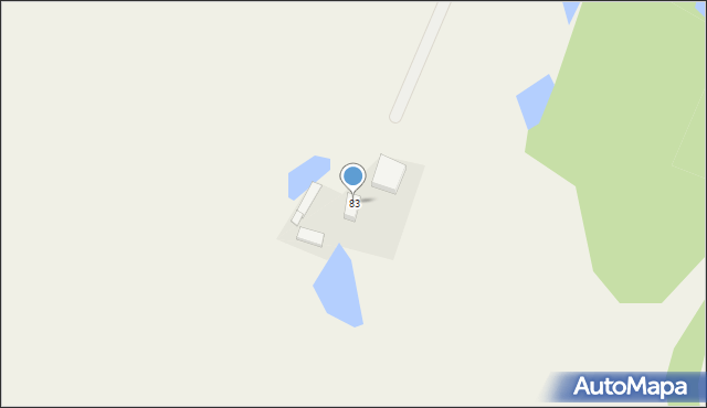 Borowiec, Borowiec, 83, mapa Borowiec