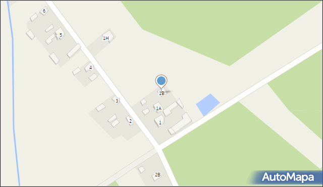 Borowiny, Borowiny, 1B, mapa Borowiny