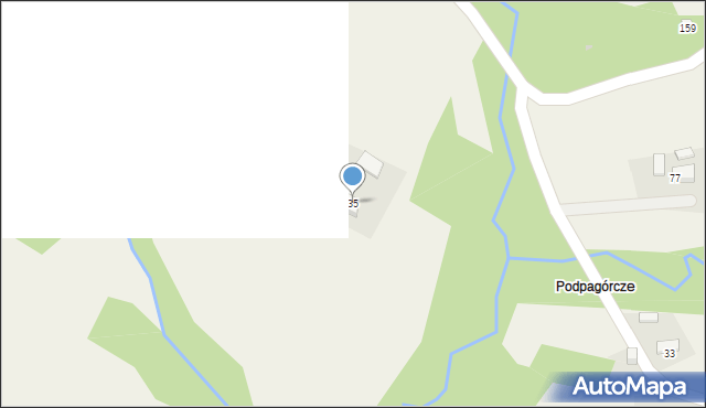 Borówna, Borówna, 35, mapa Borówna