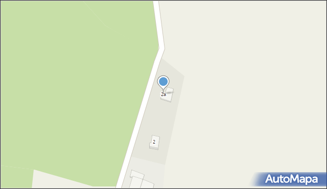 Borowna, Borowna, 2a, mapa Borowna