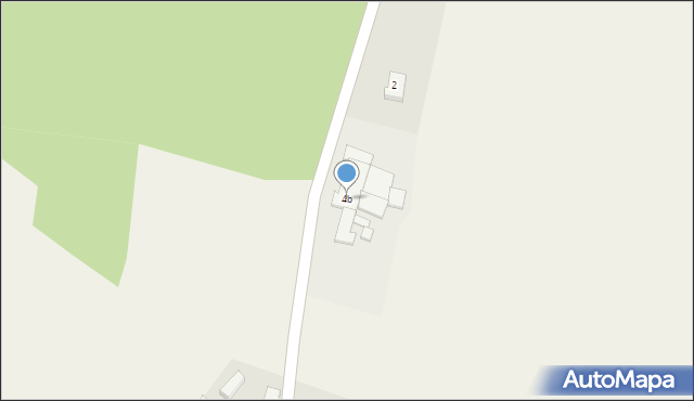 Borowna, Borowna, 4b, mapa Borowna