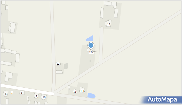 Borowo, Borowo, 12a, mapa Borowo