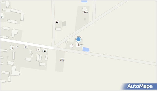 Borowo, Borowo, 13b, mapa Borowo