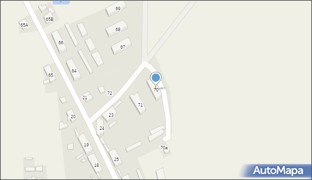 Borowo, Borowo, 70, mapa Borowo