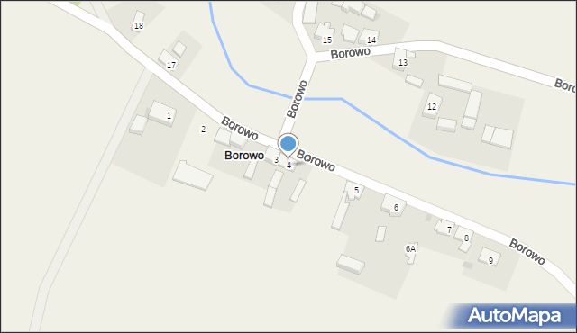 Borowo, Borowo, 4, mapa Borowo