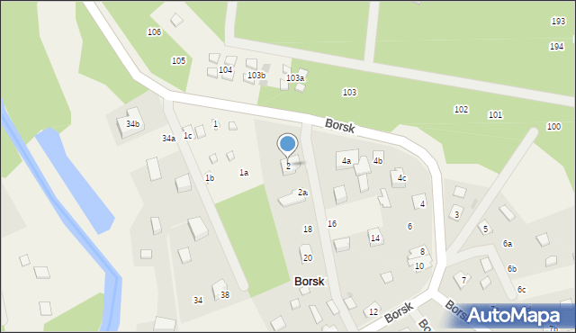 Borsk, Borsk, 2, mapa Borsk