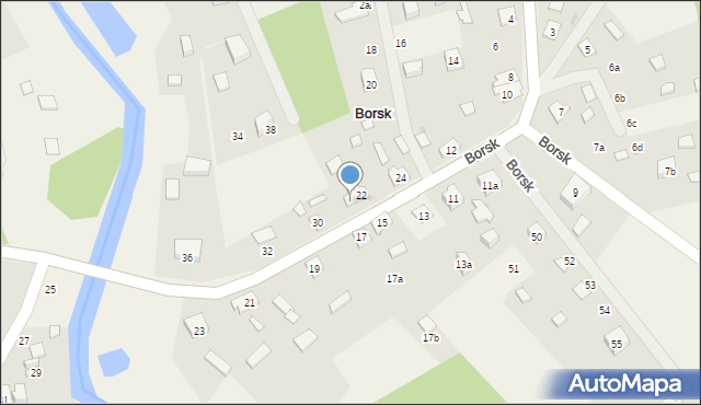 Borsk, Borsk, 28, mapa Borsk