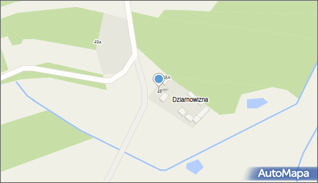 Borsukówka, Borsukówka, 48, mapa Borsukówka