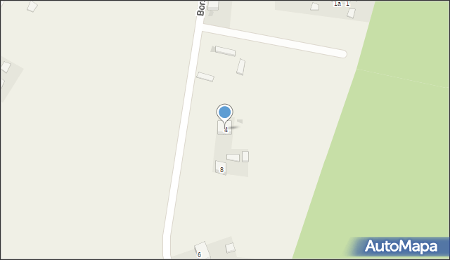 Borszewice Kolejowe, Borszewice Kolejowe, 4, mapa Borszewice Kolejowe