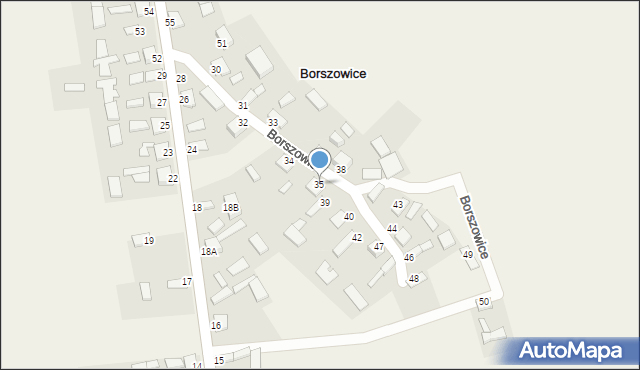 Borszowice, Borszowice, 35, mapa Borszowice