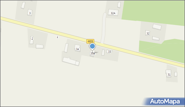 Borszyn, Borszyn, 33a, mapa Borszyn