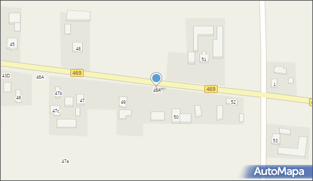 Borszyn, Borszyn, 49A, mapa Borszyn