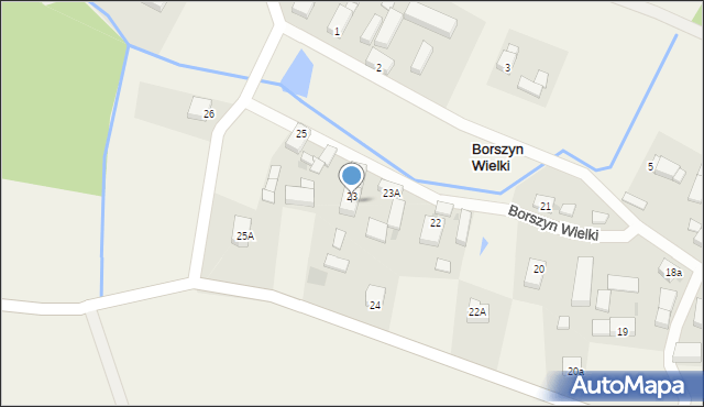 Borszyn Wielki, Borszyn Wielki, 24, mapa Borszyn Wielki