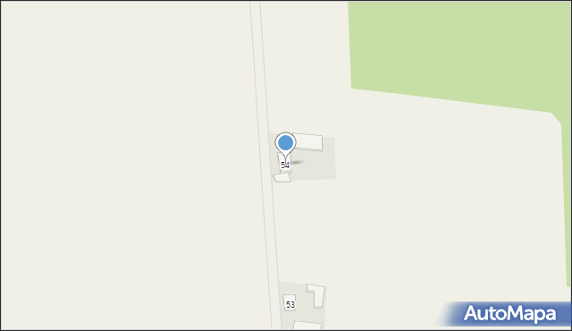 Borucin, Borucin, 54, mapa Borucin