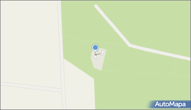 Borucin, Borucin, 55, mapa Borucin