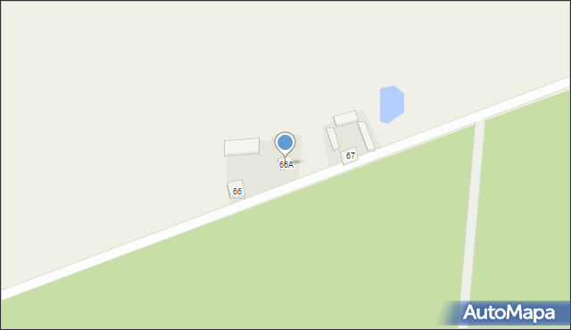 Borucin, Borucin, 66A, mapa Borucin