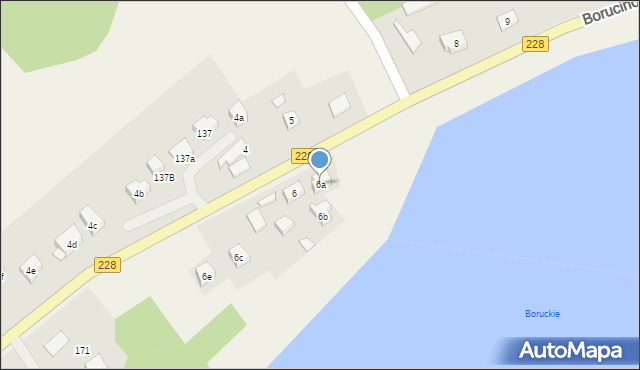 Borucino, Borucino, 6a, mapa Borucino