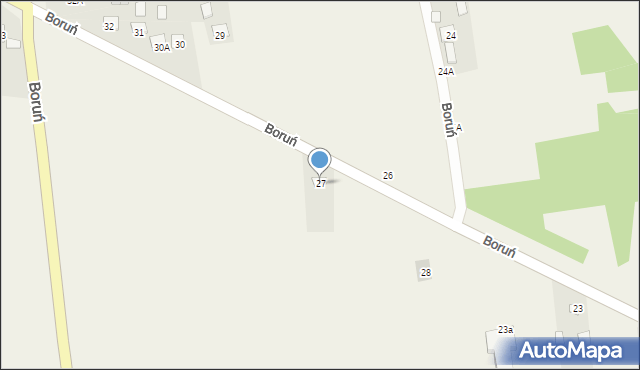 Boruń, Boruń, 27, mapa Boruń