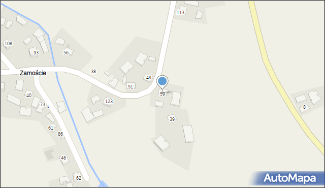 Borusowa, Borusowa, 59, mapa Borusowa