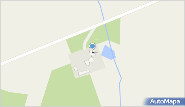 Boruszyn, Boruszyn, 165, mapa Boruszyn