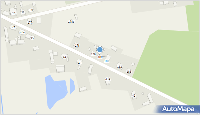 Boruszyn, Boruszyn, 180, mapa Boruszyn